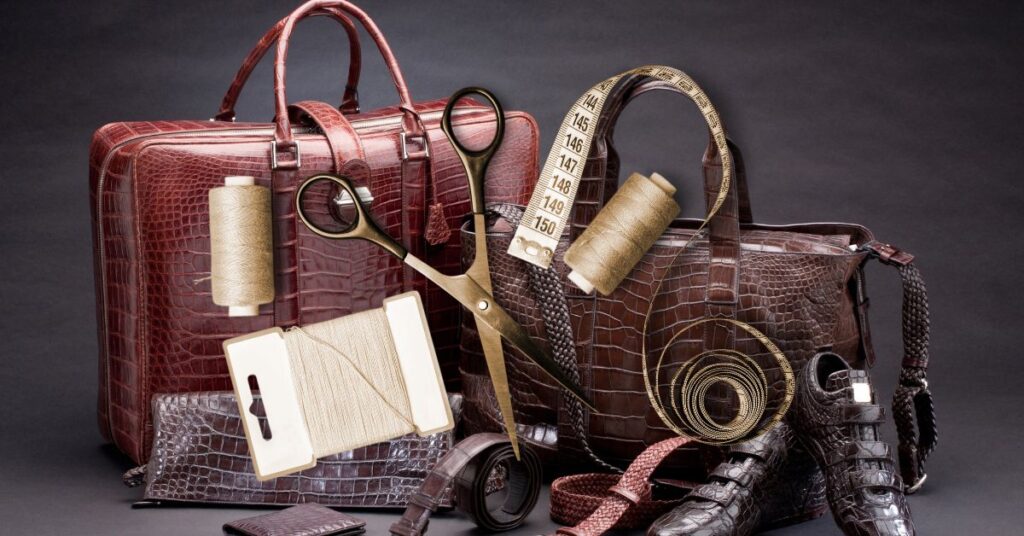 Fabricação artesanal Bolsas de Luxo